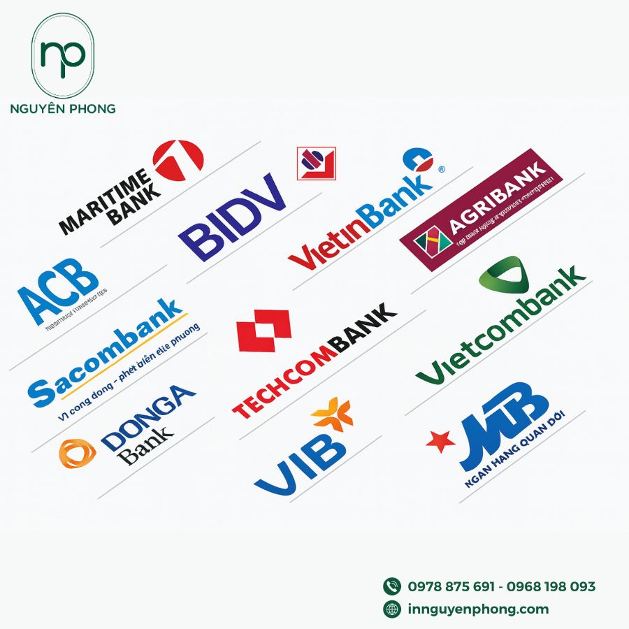 In Logo Ngân Hàng Chuyên Nghiệp – Nâng Tầm Thương Hiệu